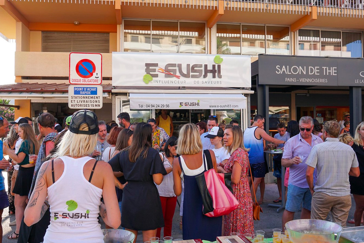 e-sushi la crau carqueiranne hyères rocbaron le lavandou